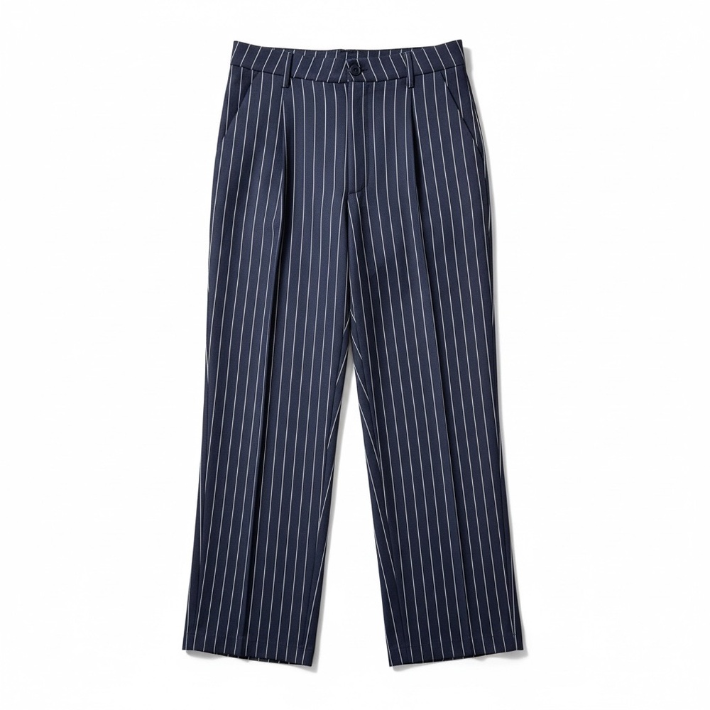 H&M Navy Pinstripe Dress Pants